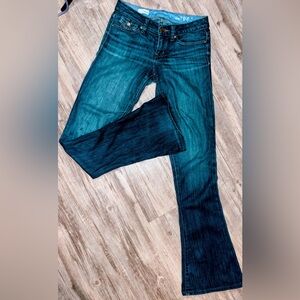 GAP Women's Teal Blue Flare Jeans